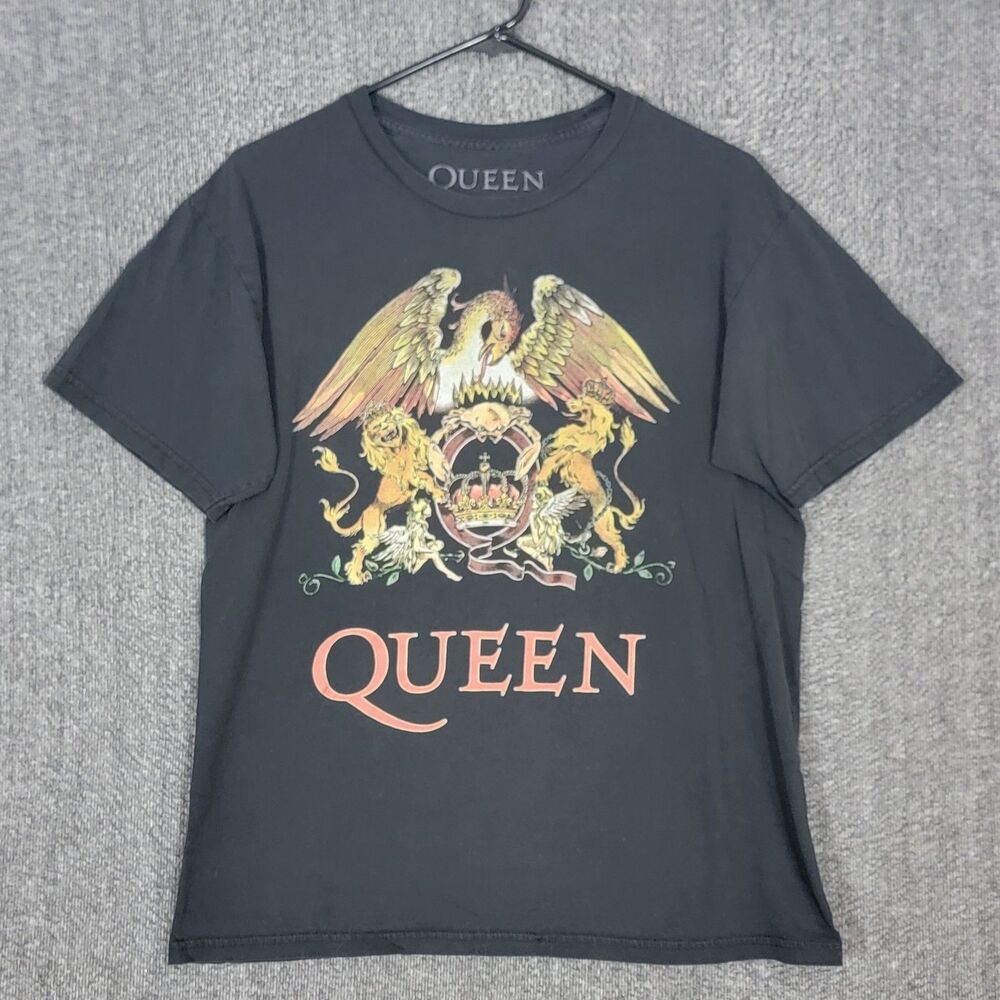 Queen Greatest Hits II Album T-Shirt Womens Medium Black Short Sleeve Crewneck